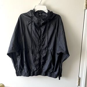 BCBGMAXAZRIA Windbreaker Size M Gently used black/purple